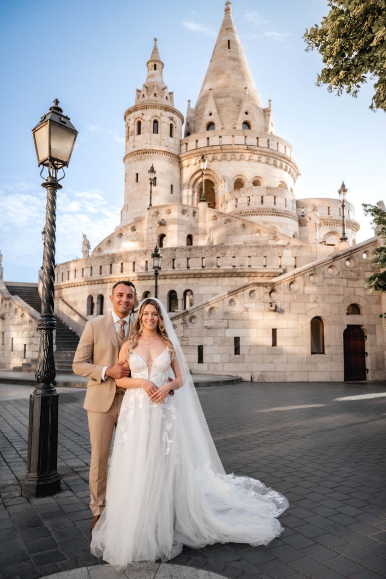 Halászbástya ifjú pár esküvői fotós debrecen